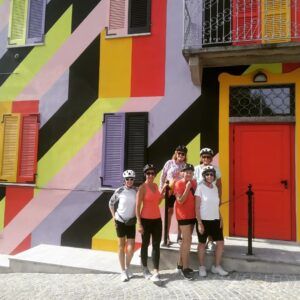 famiglia durante tour ebike